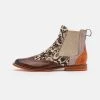 Melvin & Hamilton Femme SELINA 29 Bottines Vegas/mid Brown/pale Lila/tan/orange -Melvin & Hamilton Soldes 018e01de464b47198f8418f6b7cc2059