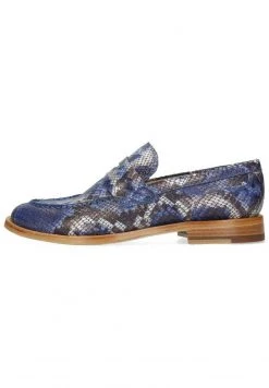 Melvin & Hamilton JADE DAFNE SNAKE SURF Mocassins Dark Purple Femme