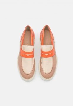 Melvin & Hamilton Femme JADE 12 Mocassins Imola/mild Taupe/bianco/coral/beige/off White -Melvin & Hamilton Soldes 0a1a8ee1a83c42da9f6927059e32a30c