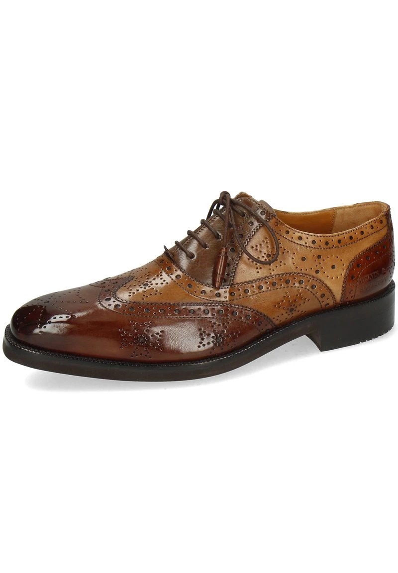Melvin & Hamilton JEFF IMOLA MINK CHESTNUT Derbies Brown Homme 4 Melvin & Hamilton JEFF IMOLA MINK CHESTNUT Derbies Brown Homme – Image 2