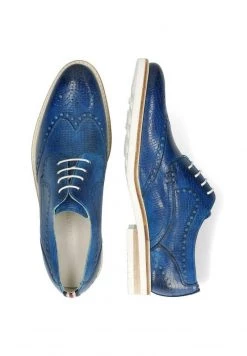 Melvin & Hamilton Homme SCOTT 2 Derbies Blue -Melvin & Hamilton Soldes 10cfbbb9cfc04208b55fafbaaeff121d