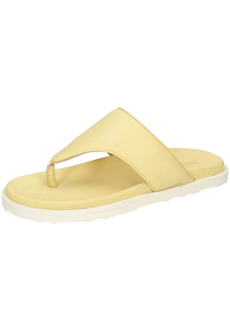 Melvin & Hamilton WILMA VANILLA Tongs Yellow Femme 4 Melvin & Hamilton WILMA VANILLA Tongs Yellow Femme – Image 2