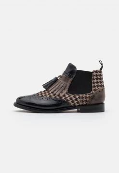 Melvin & Hamilton Femme SELINA 5 Bottines à Plateau London Fog/black/white/stone/burgundy -Melvin & Hamilton Soldes 13398763b28b4971b829bd6a56e12300