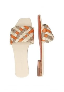 Melvin & Hamilton BROOKE SOIA MILD Mules Orange/beige/grey Femme -Melvin & Hamilton Soldes 1378e8773acd4edd87e87bad5cdd86c9