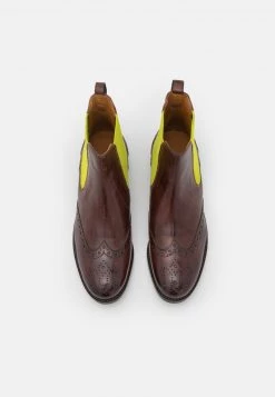 Melvin & Hamilton Femme AMELIE 5 Boots à Talons Brown -Melvin & Hamilton Soldes 162fae44dc774f03ada938d3a622e705