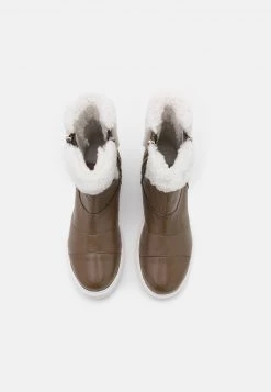 Melvin & Hamilton Bottines à Plateau Taupe Femme -Melvin & Hamilton Soldes 1900d5ebee454ca6b16cd3a58d32b5be