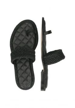 Melvin & Hamilton SANDRA SNAKE SCALE Tongs Black Femme -Melvin & Hamilton Soldes 22930bdd42344d27a8f64330f9667875