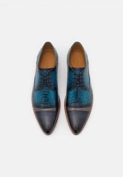 Melvin & Hamilton Homme TONI 39 Derbies Navy -Melvin & Hamilton Soldes 236540de8bd0428b83ab9b172ae9fd01
