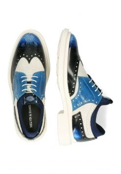 Melvin & Hamilton TURTLE Chaussures à Lacets Blue Homme -Melvin & Hamilton Soldes 23e36591d0c94f67acb24d9f7878d497