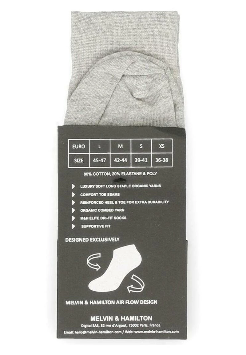 Melvin & Hamilton CHARLIE Chaussettes Grey Unisex 6 Melvin & Hamilton CHARLIE Chaussettes Grey Unisex – Image 4