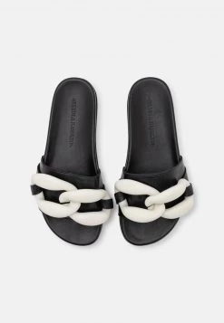 Melvin & Hamilton WILMA 26 Mules Nero/magle White/black Femme -Melvin & Hamilton Soldes 2ac2d5cfbe2742fb81bdc08c4adb77ed