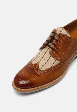 Melvin & Hamilton Homme CLINT 34 Derbies Guanna Tan -Melvin & Hamilton Soldes 2c6b923fdf9f4fc199bcb247e5f07ae9