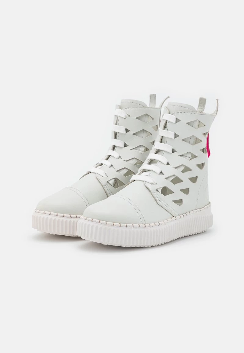 Melvin & Hamilton Femme NURI 1 Bottines à Lacets Extra White/fuxia/edge Coloring/white 5 Melvin & Hamilton Femme NURI 1 Bottines à Lacets Extra White/fuxia/edge Coloring/white – Image 3