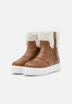 Melvin & Hamilton Femme Bottines à Plateau Brown -Melvin & Hamilton Soldes 3370129f34404afab20efa9e39ffd761