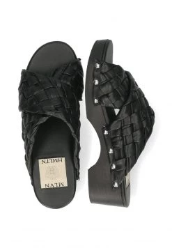 Melvin & Hamilton SINA SHEEP NAPPA Mules à Talons Black Femme -Melvin & Hamilton Soldes 34a41e37c6cc4bd7aca362f3d3ac9f13