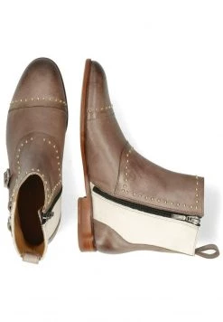 Melvin & Hamilton Boots à Talons Grey Femme -Melvin & Hamilton Soldes 34a9e4fc664047e09f10247ab5148793