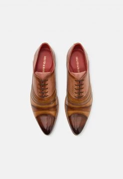 Melvin & Hamilton Homme TONI 43 Derbies Wood -Melvin & Hamilton Soldes 3850562197f940ac92a2e3001a3a51e6