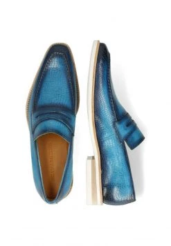Melvin & Hamilton LEONARDO 4 Mocassins Blue Homme -Melvin & Hamilton Soldes 3bb2e57adbaa45b0bfe7ff780a047a5d