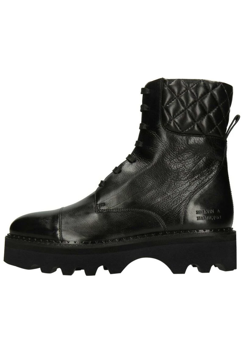 Melvin & Hamilton Femme SYBILL Bottines à Plateau Black 3 Melvin & Hamilton Femme SYBILL Bottines à Plateau Black