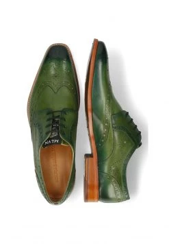 Melvin & Hamilton DYLAN ULTRA SHADE WASHED Derbies Green Homme -Melvin & Hamilton Soldes 448fff8232404c40ad96702908210b13