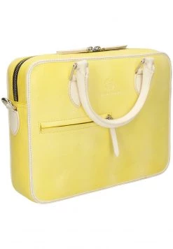 Melvin & Hamilton Femme VANCOUVER VEGAS MARGARINE HANDLE VEGAS Sac à Main Yellow -Melvin & Hamilton Soldes 44a04983e9c3475d96d6499212e126ee