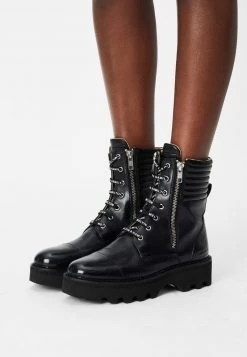 Melvin & Hamilton SYBILL Bottines à Plateau Black Femme