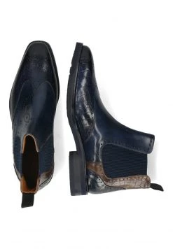 Melvin & Hamilton JEFF Bottines Blue Homme -Melvin & Hamilton Soldes 48deaabf8510441ba781f6a20d584324