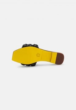 Melvin & Hamilton Femme BROOKE 2 Mules Black/yellow -Melvin & Hamilton Soldes 4b3938ed146143f0baa8a7d822799772