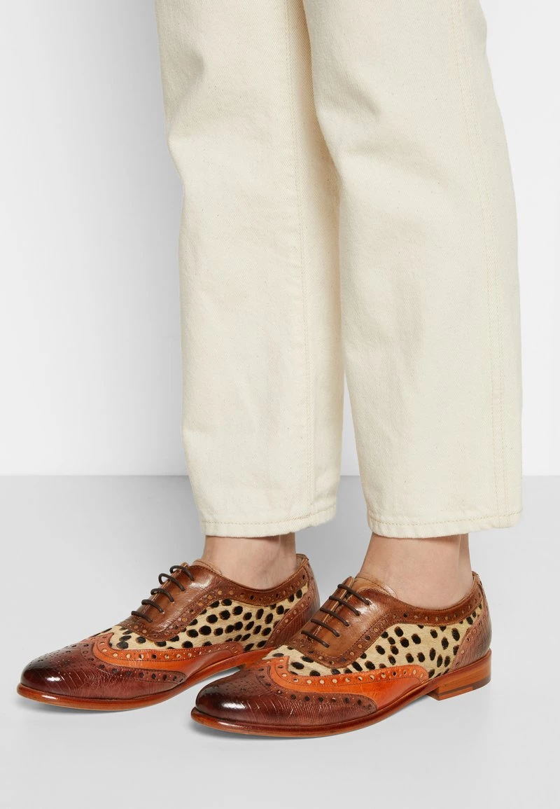 Melvin & Hamilton SELINA 56 Derbies Vegas Lizzard/make Up/mild Orange/brown/beige/natural Femme 5 Melvin & Hamilton SELINA 56 Derbies Vegas Lizzard/make Up/mild Orange/brown/beige/natural Femme – Image 3