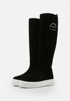 Melvin & Hamilton Femme Bottes à Plateau Black -Melvin & Hamilton Soldes 512a1a9fc89d48e0822630bd8ca24eee