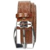 Melvin & Hamilton LARRY CROCK TAN SWORD BUCKLE Ceinture Brown Unisex -Melvin & Hamilton Soldes 51c60ff5320e499f951b18f2d505fa75