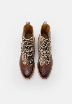 Melvin & Hamilton Femme SELINA 29 Bottines Vegas/mid Brown/pale Lila/tan/orange -Melvin & Hamilton Soldes 52137f8ff7bb411ab074e41c48db7c25
