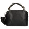 Melvin & Hamilton Femme ZINNIA PRATO HANDLE HAIRON TWEED Sac à Main Black