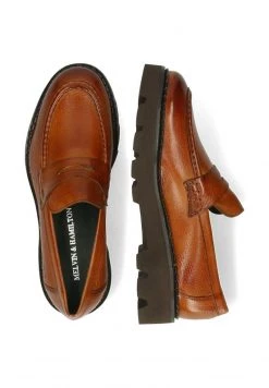 Melvin & Hamilton Mocassins Brown Femme -Melvin & Hamilton Soldes 542b1551d32a4f718eb565781a575f51
