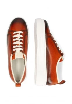 Melvin & Hamilton AMBER 6 MONZA WINTER Baskets Basses Orange Femme -Melvin & Hamilton Soldes 5564277eaffc410f8bb5e6342edf3b00