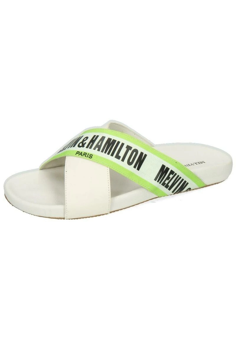 Melvin & Hamilton ROBERT 16 Mules White Homme 4 Melvin & Hamilton ROBERT 16 Mules White Homme – Image 2