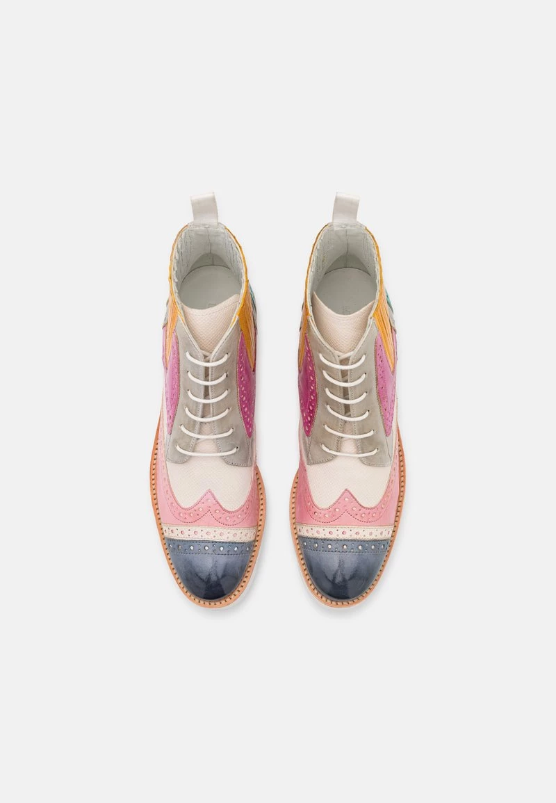 Melvin & Hamilton AMELIE 17 Bottines à Lacets Satellite/dice/bianco/pale Rose/ Lilac/yellow/mild Ash/sweet Water/off White/extra White/welt/natural Femme 8 Melvin & Hamilton AMELIE 17 Bottines à Lacets Satellite/dice/bianco/pale Rose/ Lilac/yellow/mild Ash/sweet Water/off White/extra White/welt/natural Femme – Image 6