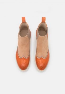 Melvin & Hamilton Femme SALLY 19 Bottines à Plateau Imola/orancio/mild Taupe/mild Orange/beige/off White -Melvin & Hamilton Soldes 582020855f694016a8e50173ebeb0c7d