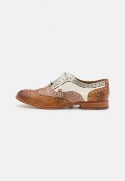 Melvin & Hamilton AMELIE Derbies Sabbia/powder/soko Wash/platin/white/rich Tan/natural Femme -Melvin & Hamilton Soldes 58df2bf682c549798cf561e7b53513a0