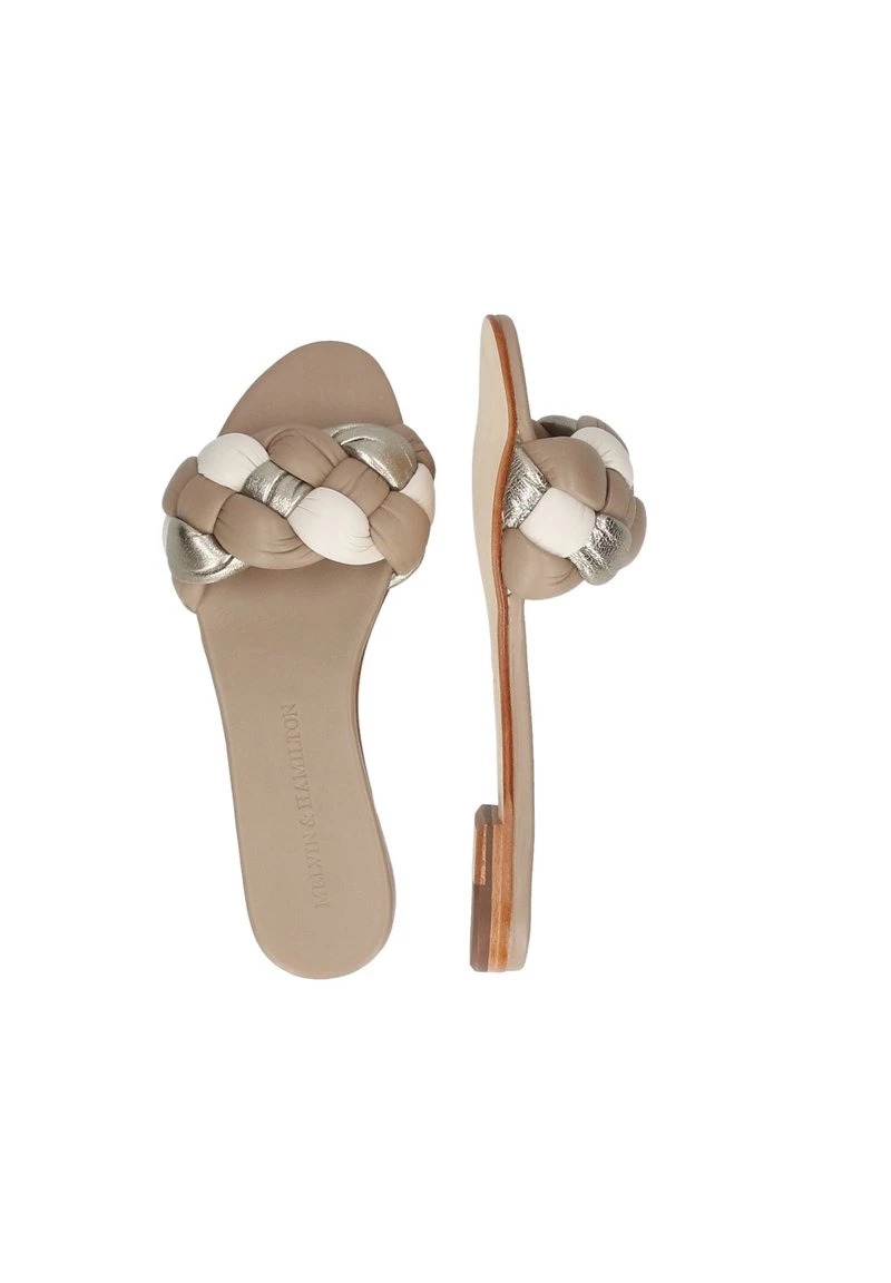 Melvin & Hamilton Femme HANNA PEWTER Mules Beige 5 Melvin & Hamilton Femme HANNA PEWTER Mules Beige – Image 3