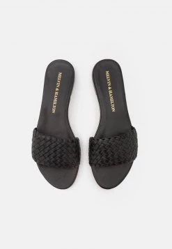 Melvin & Hamilton Femme HANNA 26 Mules Black/natural -Melvin & Hamilton Soldes 597fe124b10c480098f43dd7d959d376
