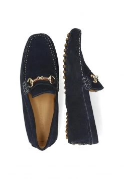 Melvin & Hamilton Homme NELSON PATTINI STITCHING Mocassins Dark Blue -Melvin & Hamilton Soldes 5b276ed82ddb40288f078dbd9b9af6b1