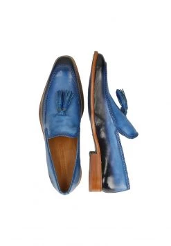 Melvin & Hamilton LEONARDO IMOLA MID Mocassins Blue Homme 9 Melvin & Hamilton LEONARDO IMOLA MID Mocassins Blue Homme -Melvin & Hamilton Soldes 5dc212811305434780e022a578dab649