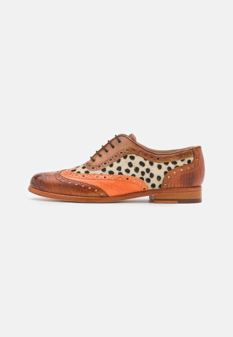 Melvin & Hamilton SELINA 56 Derbies Vegas Lizzard/make Up/mild Orange/brown/beige/natural Femme 4 Melvin & Hamilton SELINA 56 Derbies Vegas Lizzard/make Up/mild Orange/brown/beige/natural Femme – Image 2