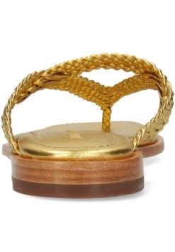 Melvin & Hamilton Femme TYRA FOIL SHEEP BRONZE Tongs Gold -Melvin & Hamilton Soldes 613090617b374dd5a0127ad05e002299