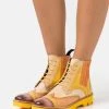 Melvin & Hamilton Femme AMELIE 17 Bottines à Lacets Vegas/mogano/sun/tan/sand/camel/arancio/offwhite/rich Tan/pop Yellow -Melvin & Hamilton Soldes 61fc2d2581a74000a4800371112d81a0