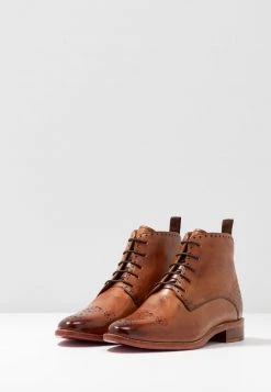Melvin & Hamilton BETTY Boots à Talons Tan Femme -Melvin & Hamilton Soldes 65d87e8526cd4efaa5a524ef678db5de