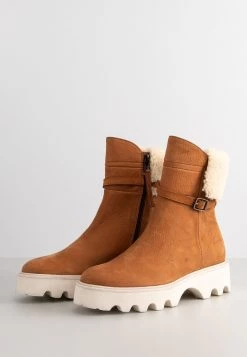 Melvin & Hamilton SALLY Bottines à Plateau Tan Femme -Melvin & Hamilton Soldes 67315eb730ce41f28a08d5b3055c92e6