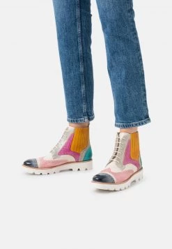 Melvin & Hamilton AMELIE 17 Bottines à Lacets Satellite/dice/bianco/pale Rose/ Lilac/yellow/mild Ash/sweet Water/off White/extra White/welt/natural Femme