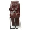 Melvin & Hamilton Homme LARRY BURGUNDY CLASSIC BUCKLE Ceinture Red -Melvin & Hamilton Soldes 684113f765634be5a40e16da68fef38c